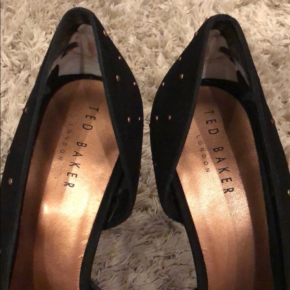 Ted Baker Daphne D’Orsay Studded Suede Pump NWT - Picture 8 of 12